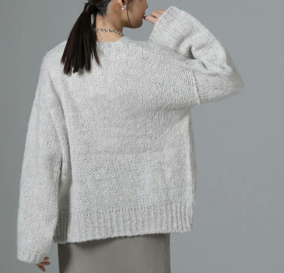 未使用 2024年 トリコットジーンマルク カーディガン グレー フランス製