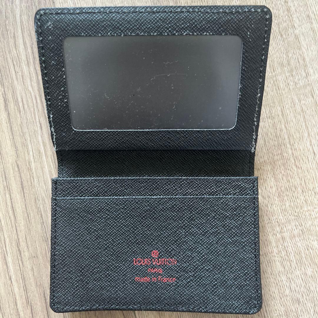 コ*隊様 Louis Vuitton ブラック 名刺入れ