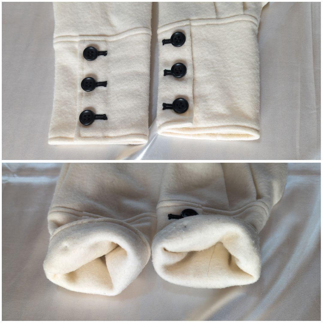 LOHEN ローヘン ウール ボリュームスリーブ ブラウス アイボリー F