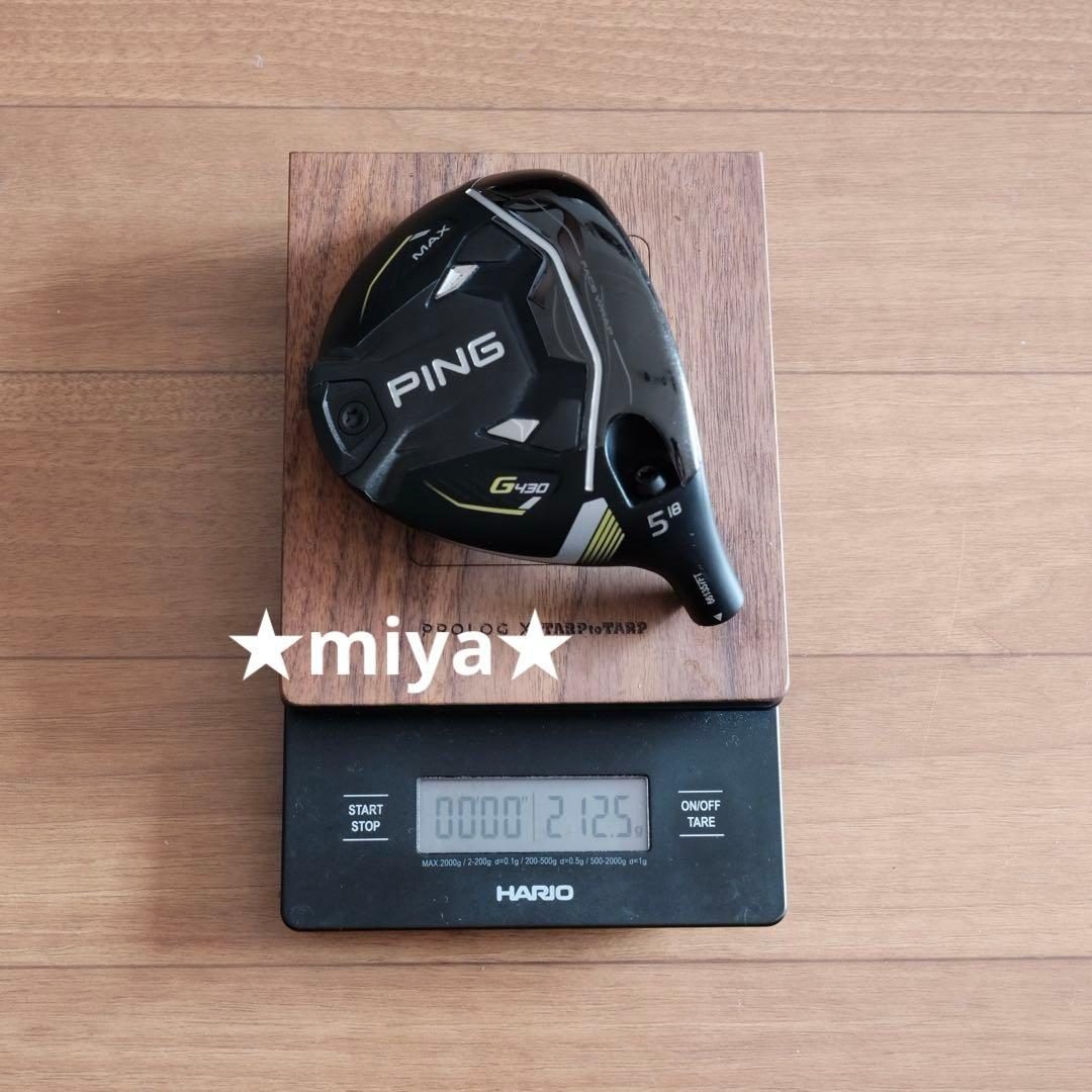 【美品・ヘッドのみ】G430 MAX / 5番フェアウェイウッド 5W ピン