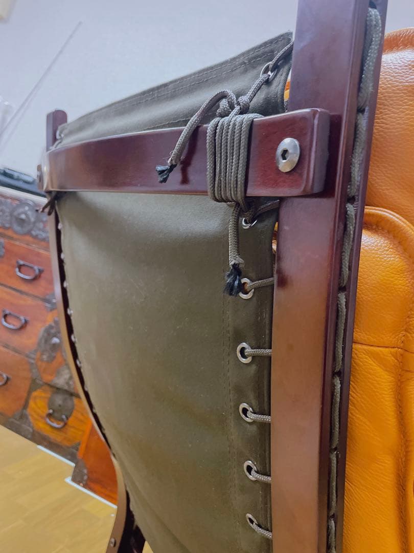 IDC 大塚家具 本革 ハイバックチェア レザー 曲木 イージーチェア 北欧