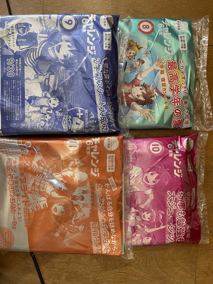 チャレンジ６年生　8月９月10月11月号