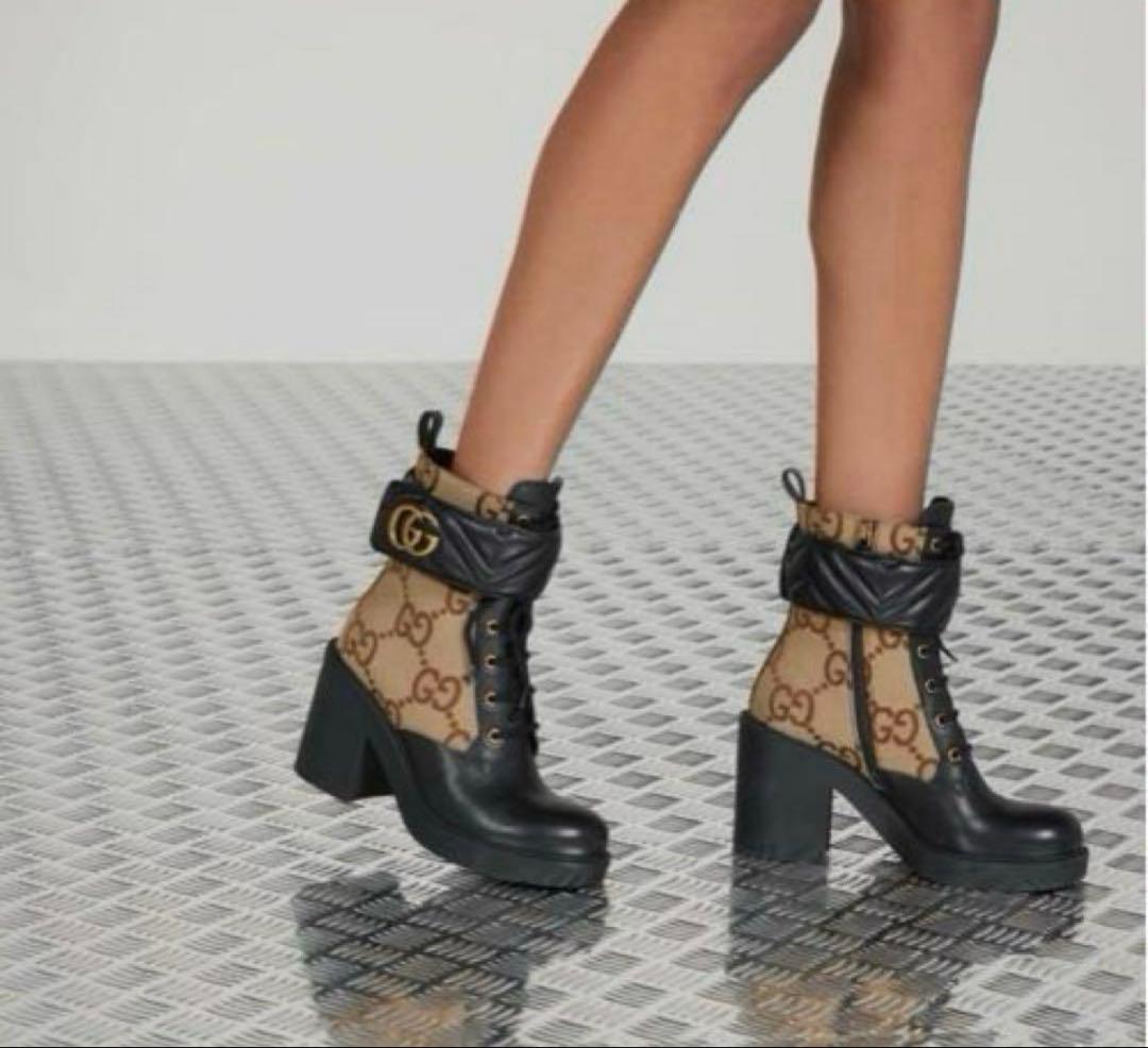 新品未使用！GUCCI GGロゴ ショートブーツ