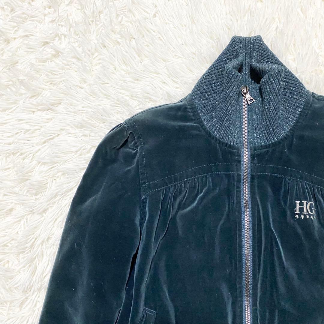 【極美品】ヒステリックグラマー ヒスガール ベロア スタジャン ブルゾン