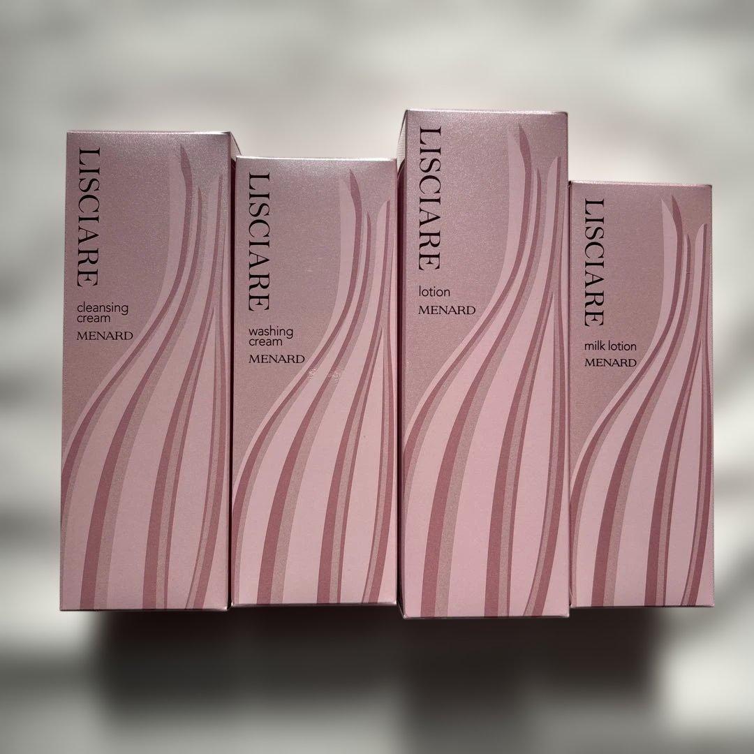 メナード リシアル クレンジング 洗顔 化粧水 乳液 4点セット