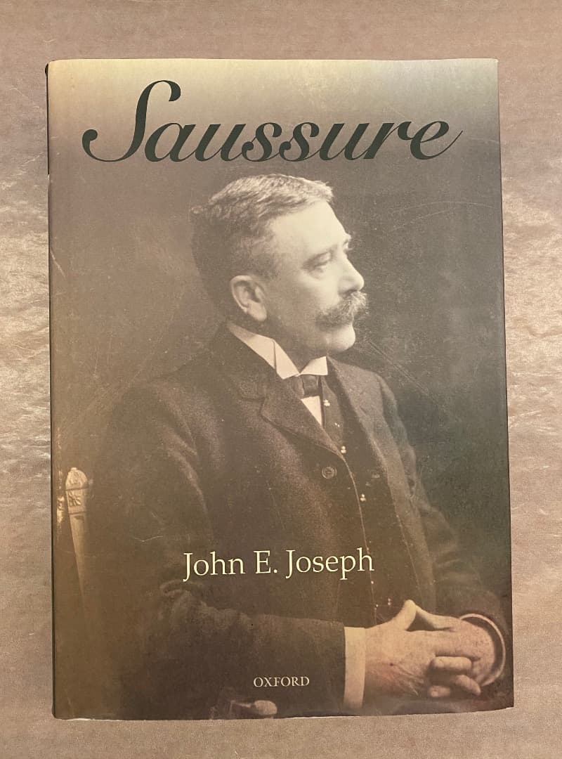 洋書）John E. Joseph, Saussure, 2012.