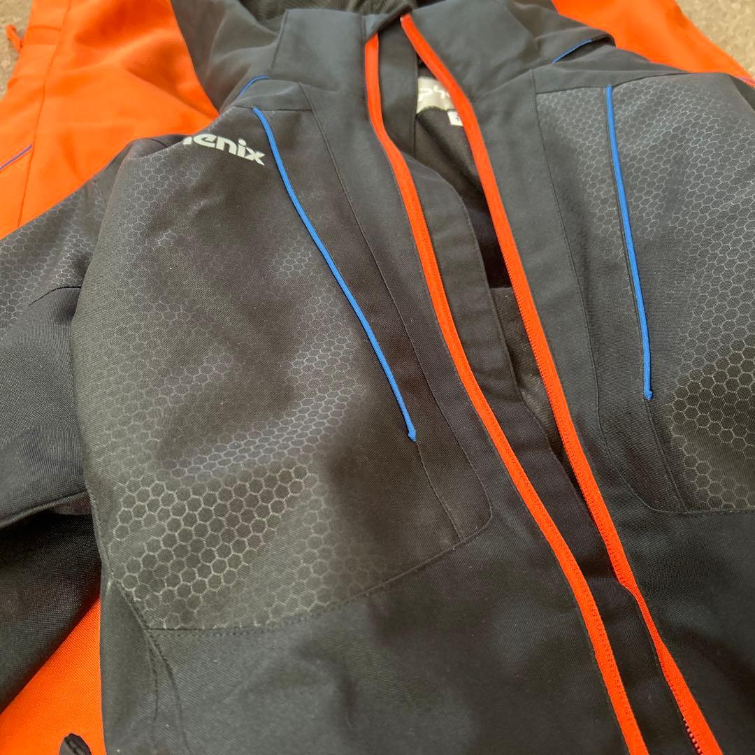 Phenix 子ども用スキーウェア 黒/オレンジ　160