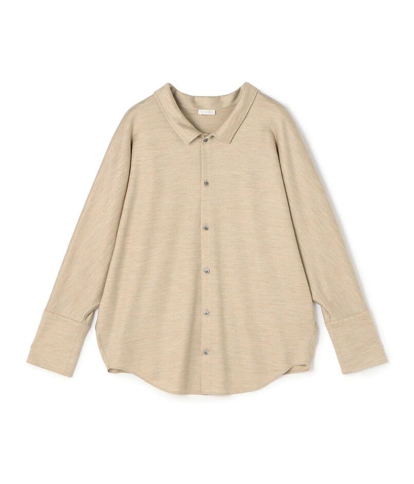 GALERIEVIEウォッシャブルウールジャージードルマンスリーブシャツ25AW