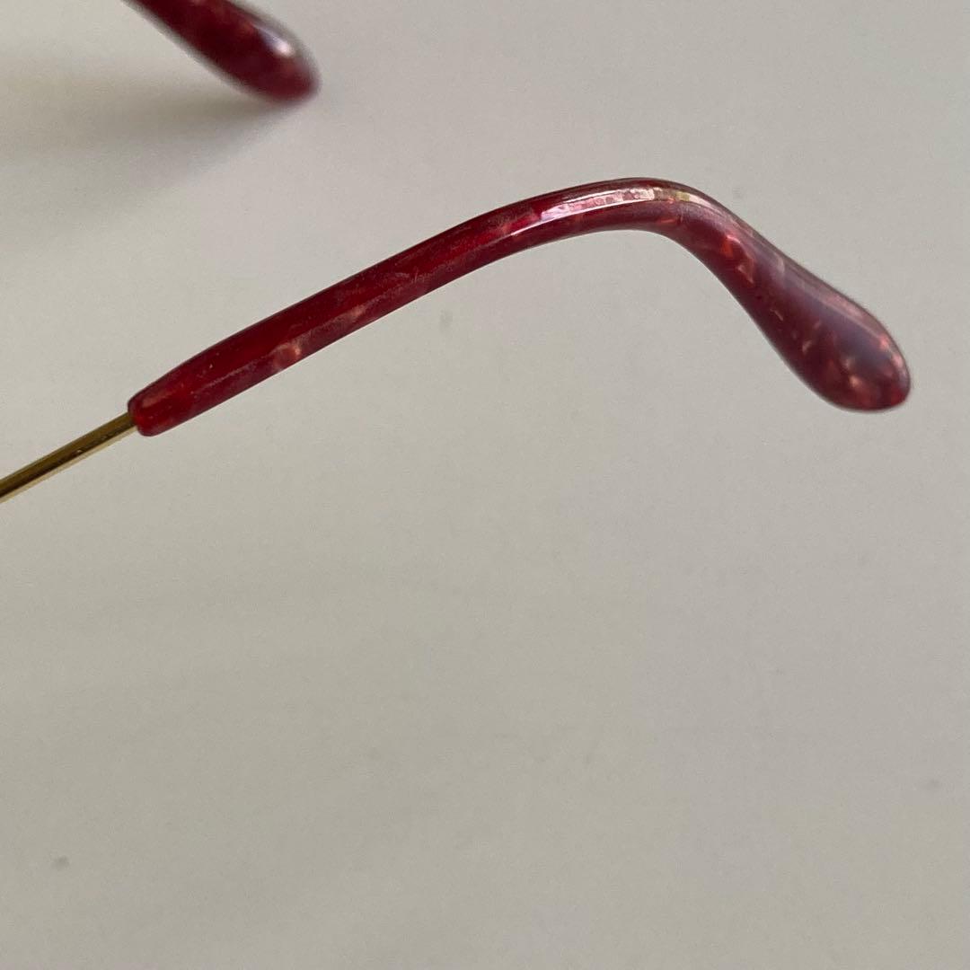 paris miki　パリミキ super smooth K18 金　メガネ