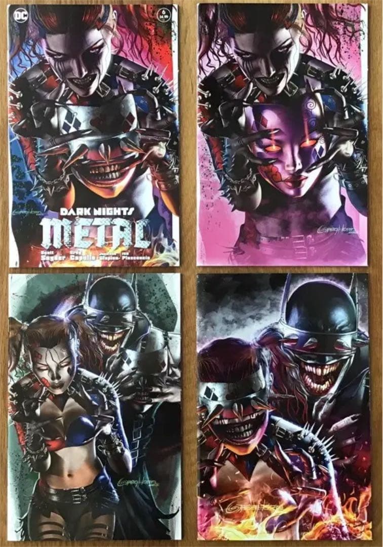 ダークナイツ・メタル Greg Horn 超レア表紙セット　アメコミリーフ