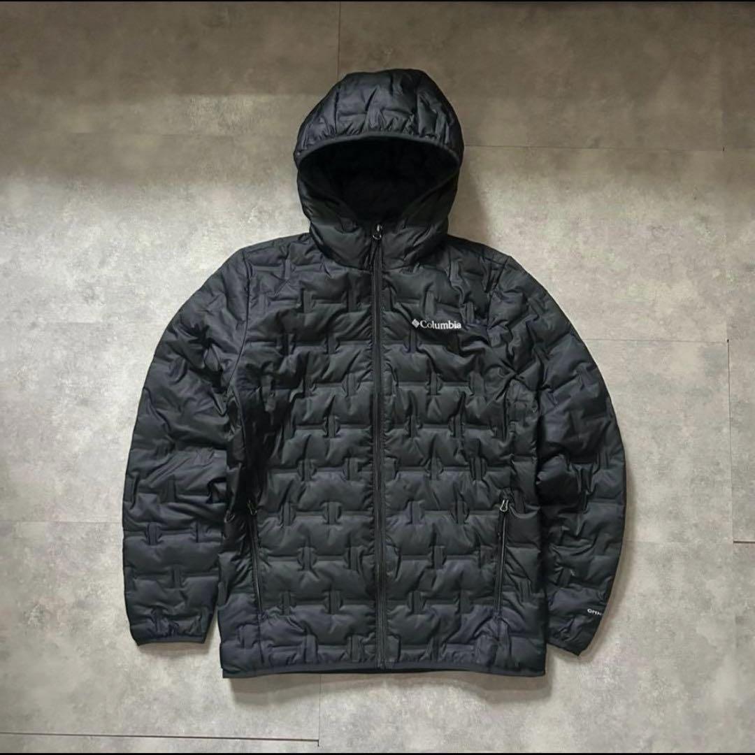 【大人気❗️】極暖！columbia マウンテンパーカー　ダウン　ブラックL