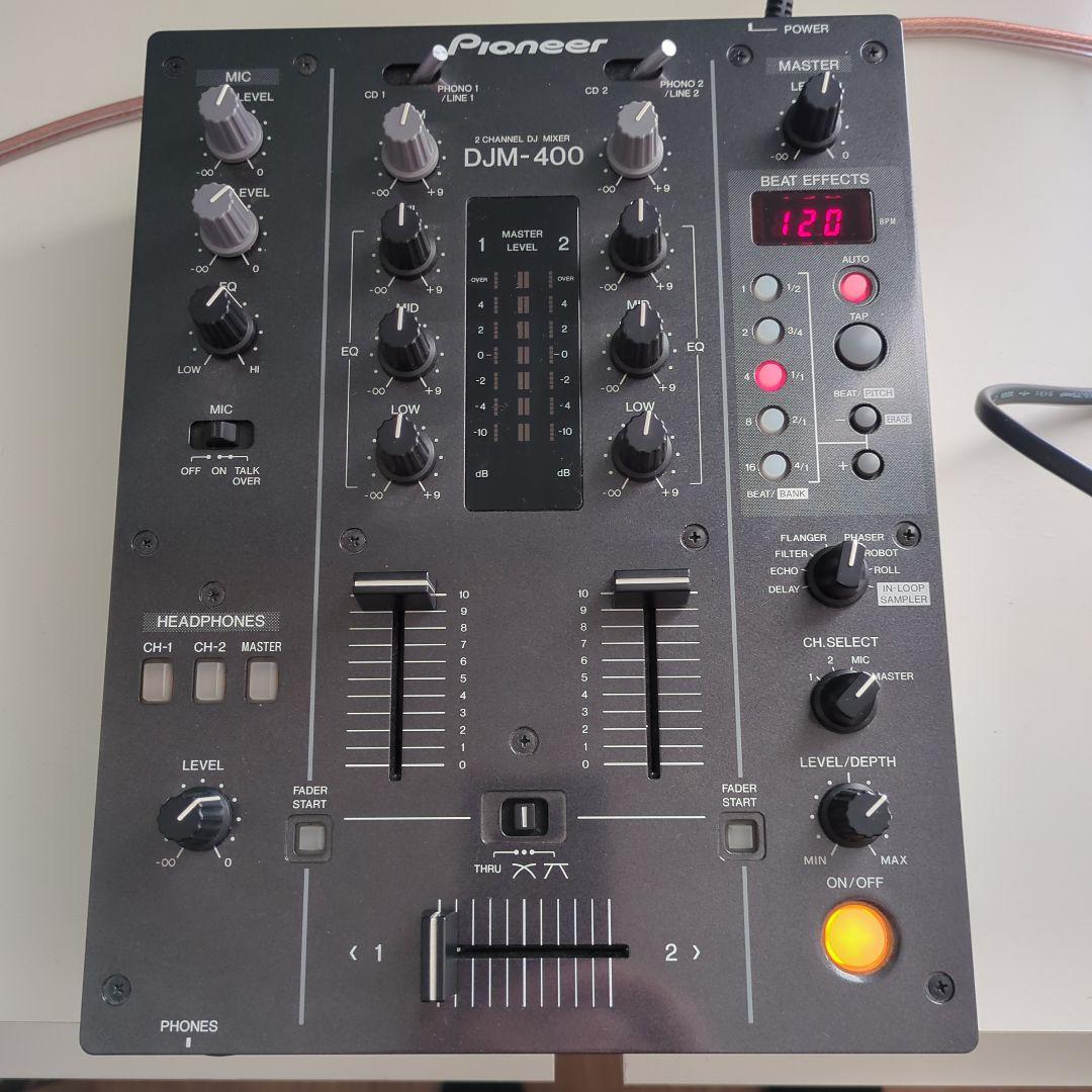 ルルルPioneer DJM-400 DJミキサー 08年製　美品
