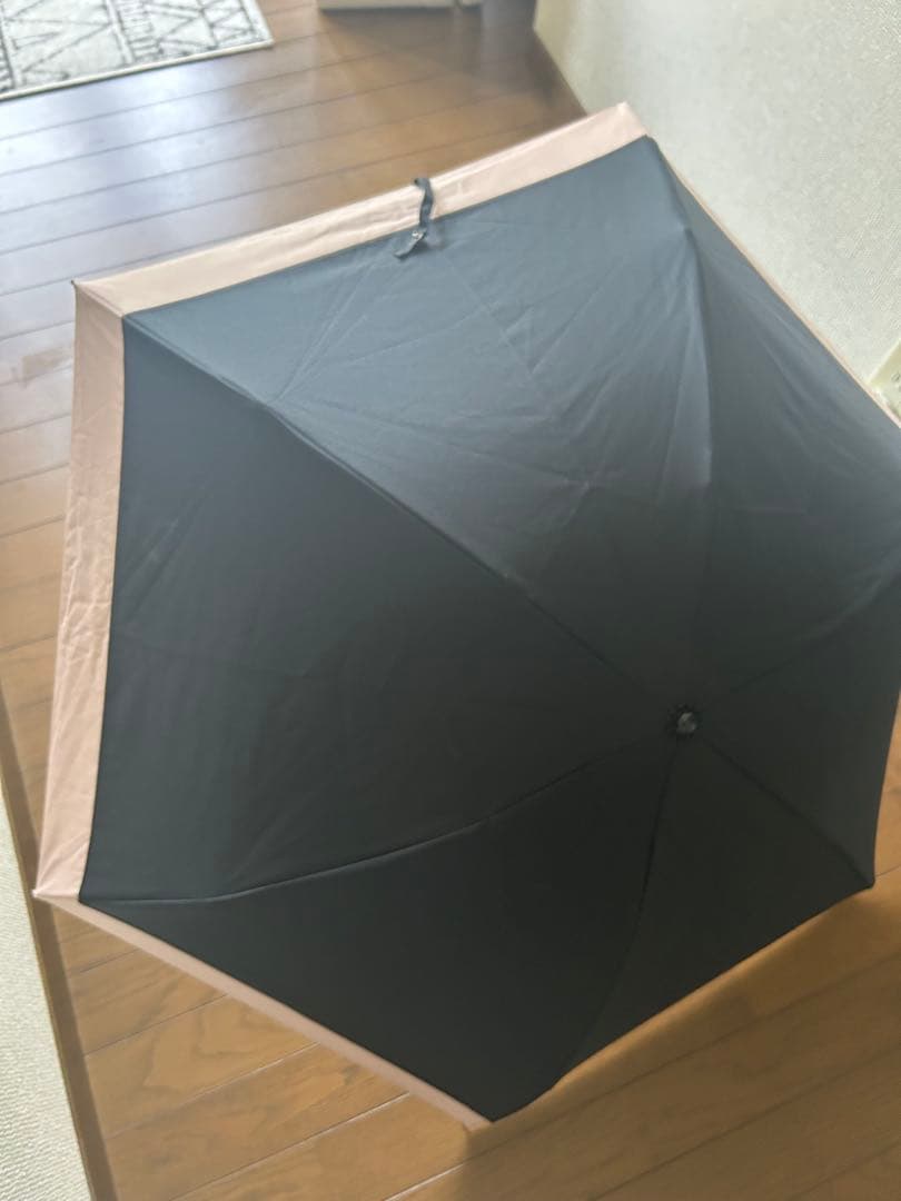 サンバリア折りたたみ日傘 ３段折 / コンビ　ブラック　美品