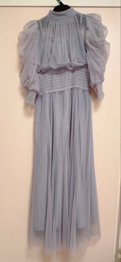 SNIDEL スナイデル ドットチュールドレス