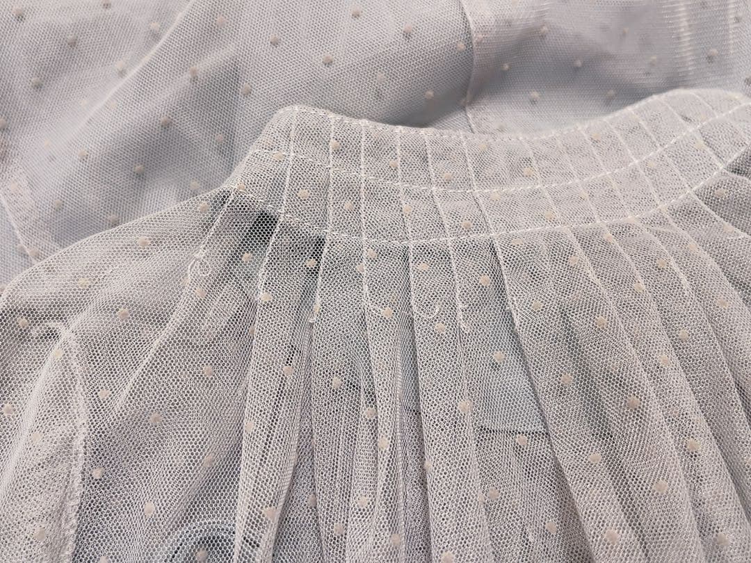 SNIDEL スナイデル ドットチュールドレス