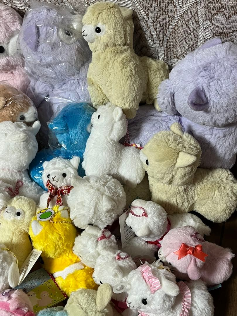 アルパカッソ＆ベイビーアルパカッソ　ぬいぐるみ＆ポーチ＆小物れ　大量セット