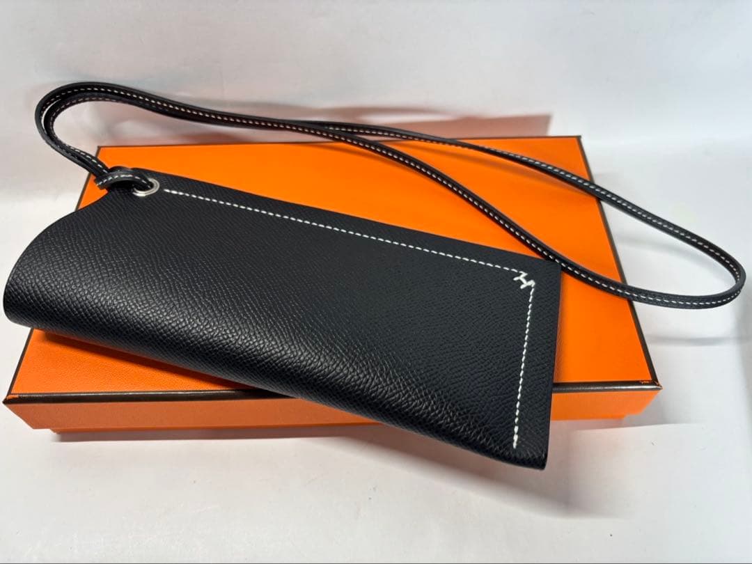 エルメス　メガネケース　ブラック