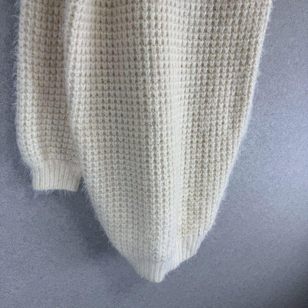 希少 LIZ LISA ケーブル編み オフショル ニット ミニ丈 ワンピース