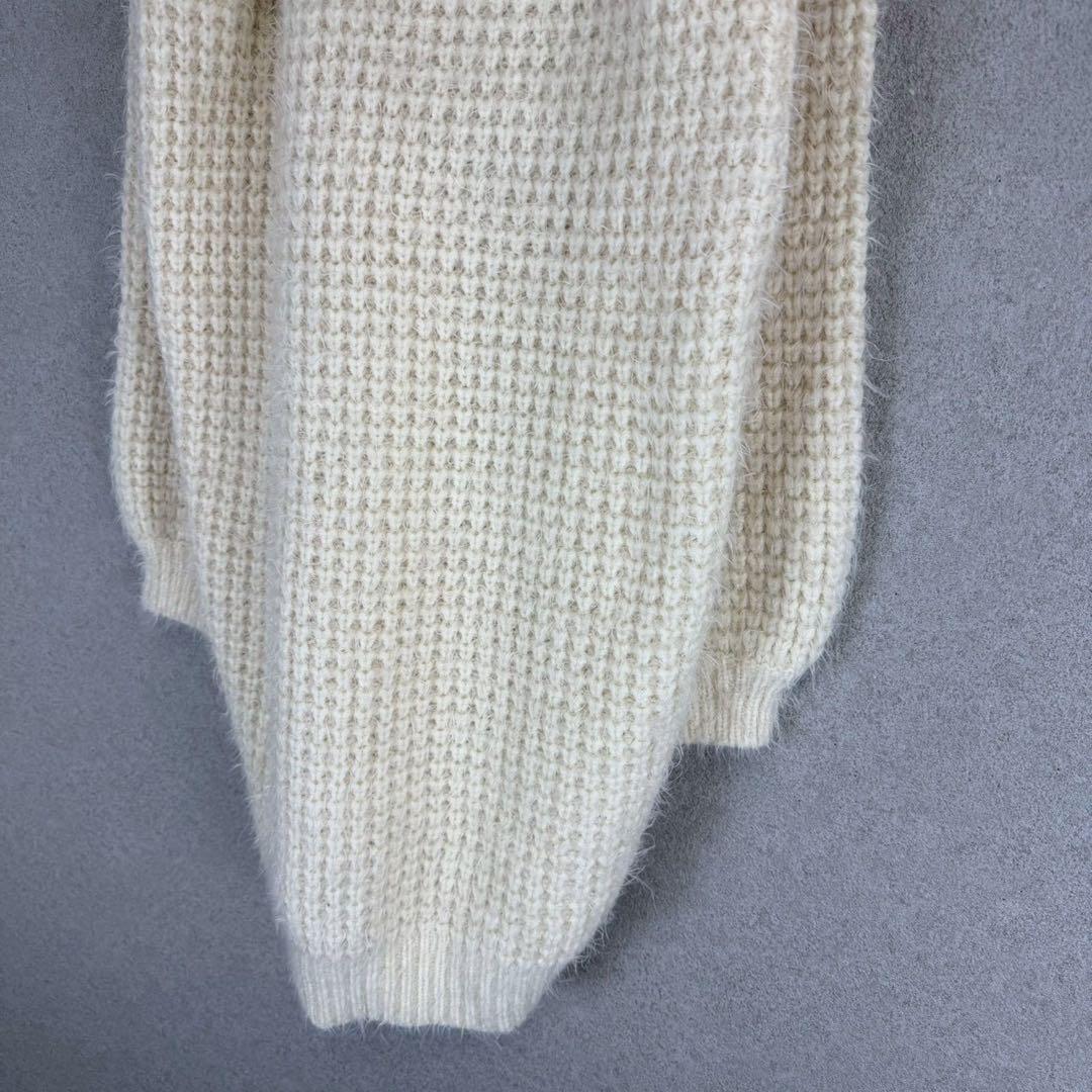 希少 LIZ LISA ケーブル編み オフショル ニット ミニ丈 ワンピース