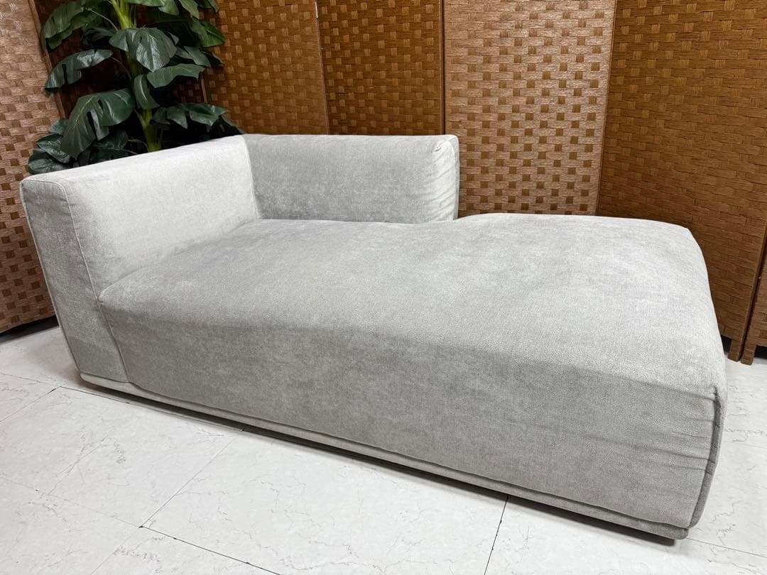 定価¥84,500 Francfranc メーネ カウチ L ライトグレー