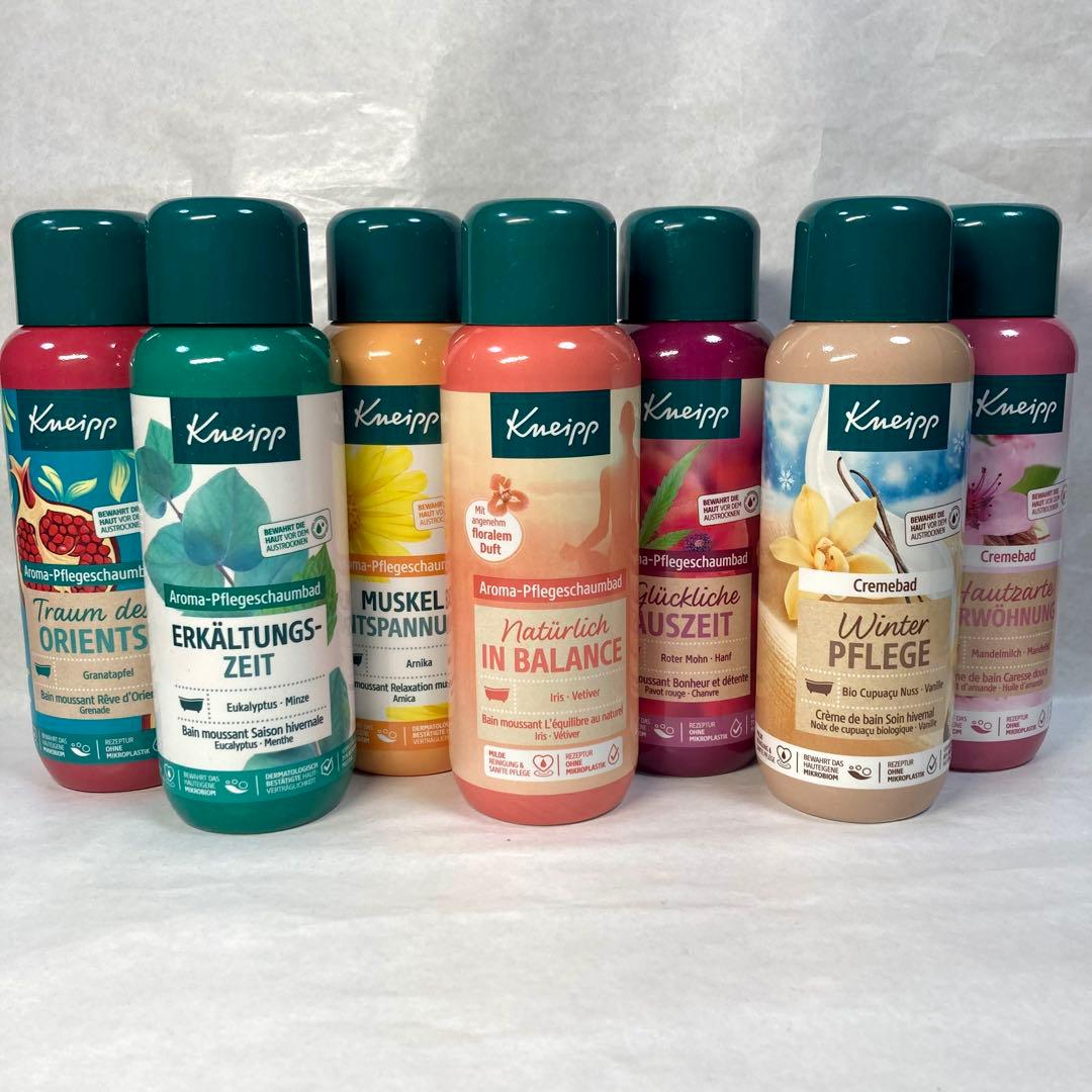 クナイプ kneipp バブルバス　400ml ７本セット　未使用品