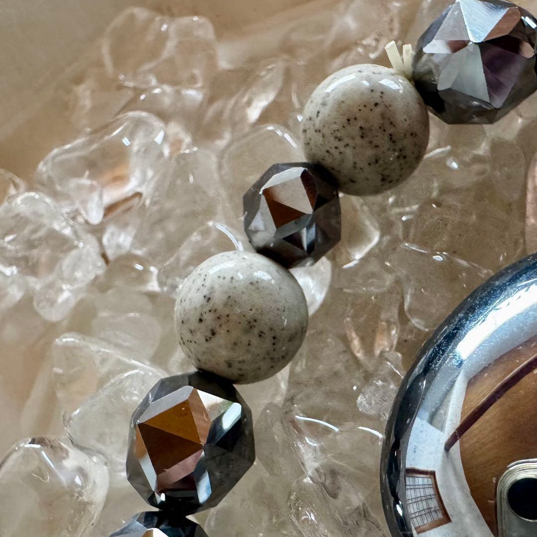 北投石 テラヘルツ ブレスレット テラヘルツ　タンブル　さざれ石　セット