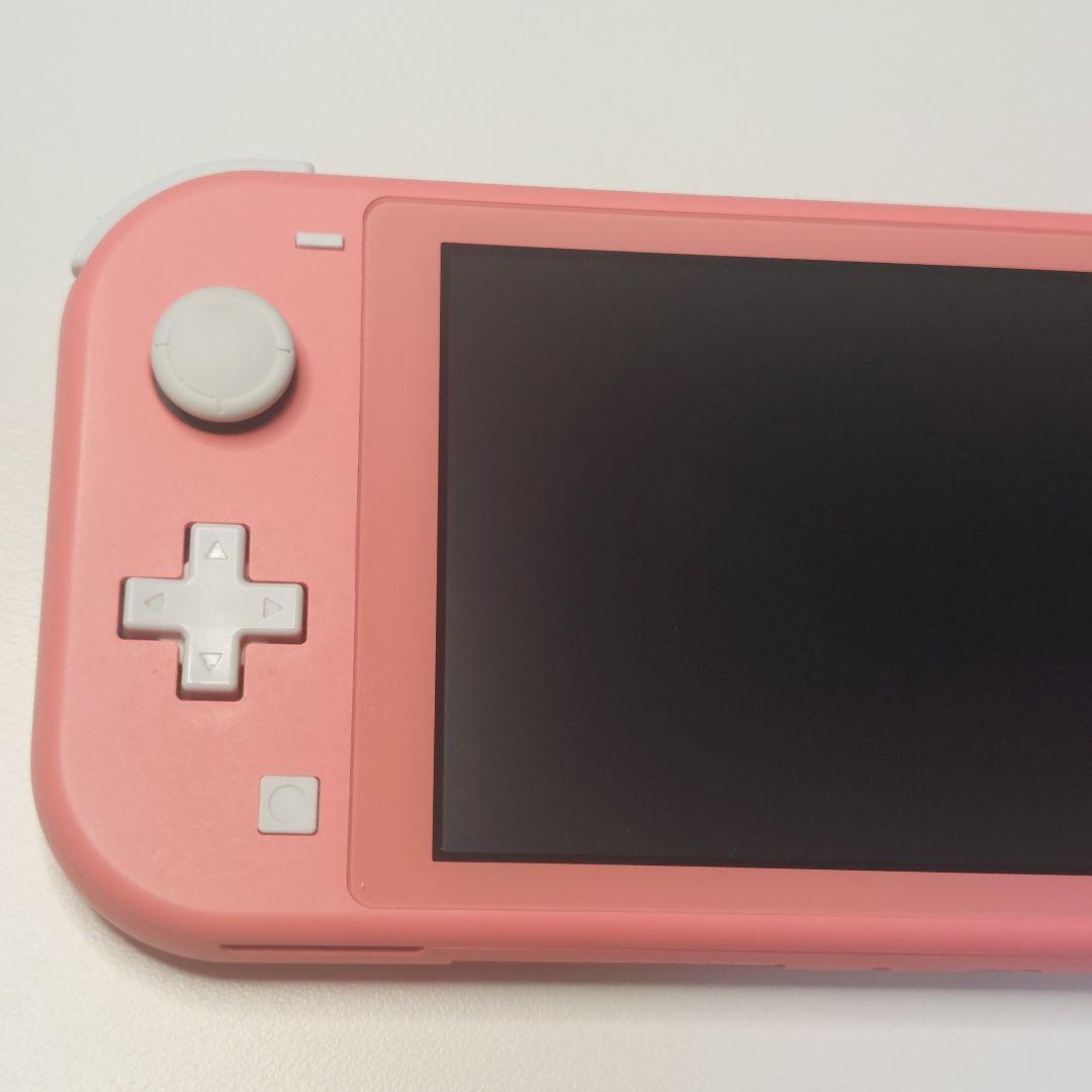 【動作品】スイッチライト本体 あつ森 しずえカラー 充電器 SDカード付き