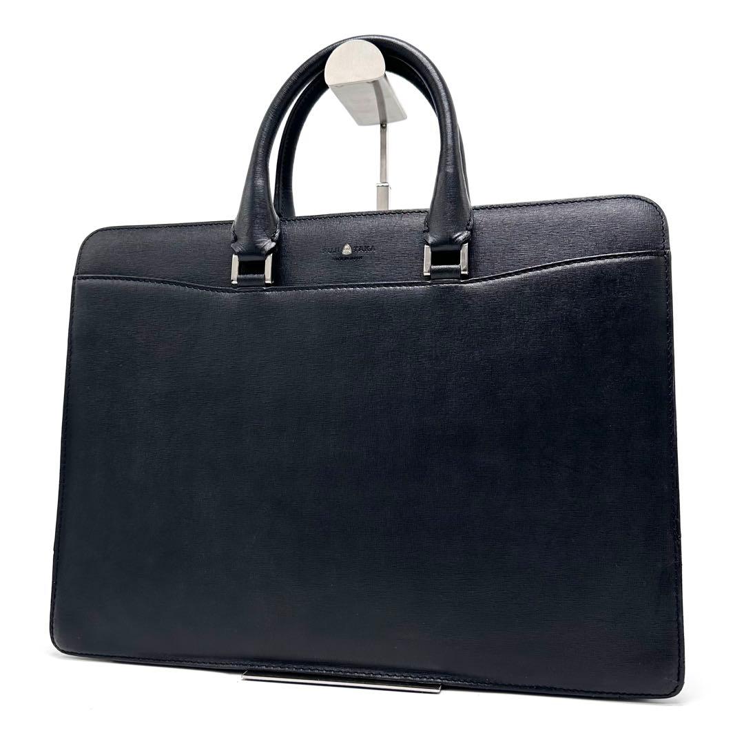 FUJITAKA フジタカ ディアマン ビジネスバッグ ブリーフケース 本革 黒