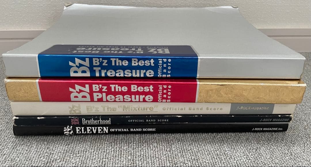 B’zバンドスコア Pleasure Treasure Mixture 5冊