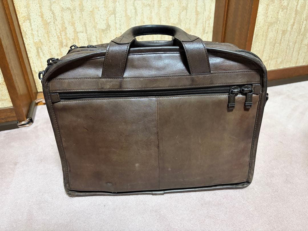 トゥミ TUMI ブリーフケース レザー エクスパンダブル ブラウン