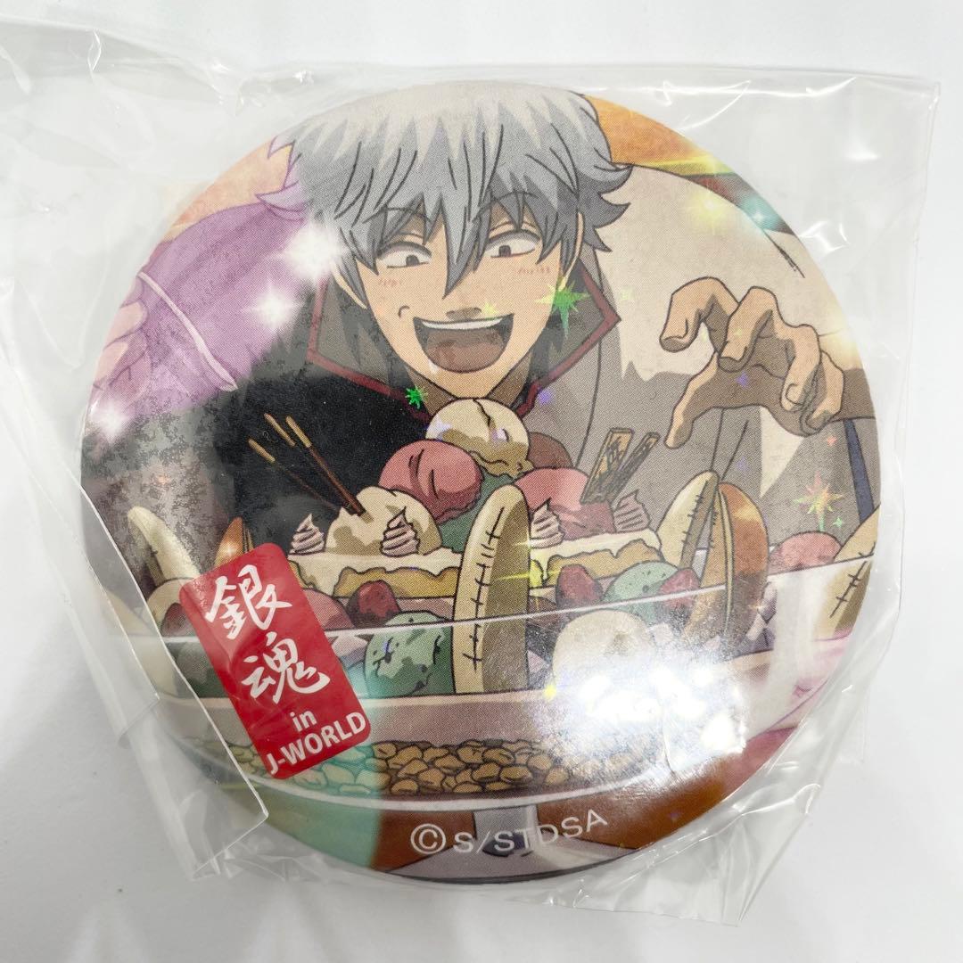 銀魂 銀時 J-WORLD JW 缶バッジ ホログラム缶バッジ