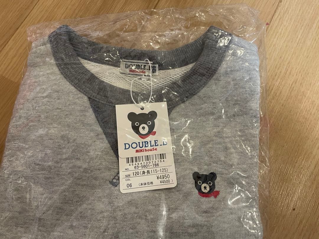 MIKI HOUSE DOUBLE B トレーナー 120cm