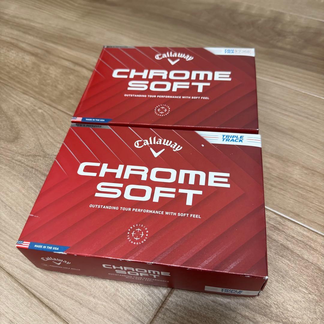 キャロウェイ(Callaway) ゴルフボール CHROME SOFT 2ダース