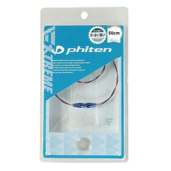 phiten RAKUWAネックトルネード ネイビー × ピンク ５０cm