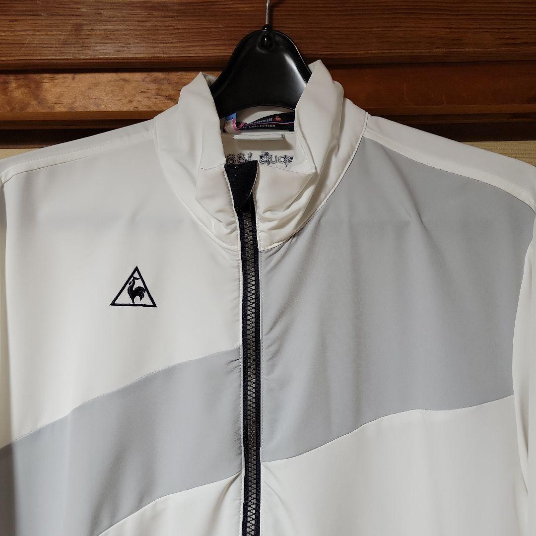 LE COQ SPORTIF ジャケット ホワイト/グレー