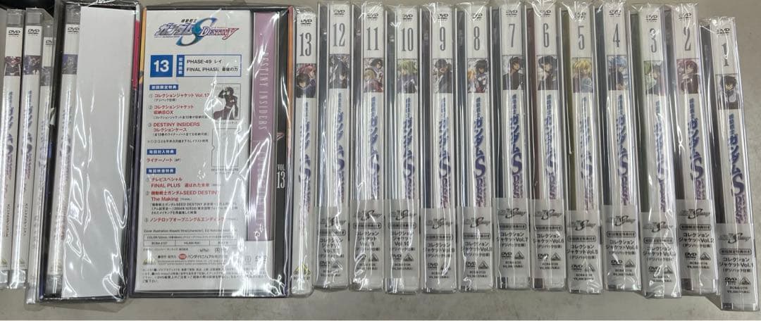 dvd 機動戦士ガンダムSEED DESTINY ＋スペシャルエディション　全巻