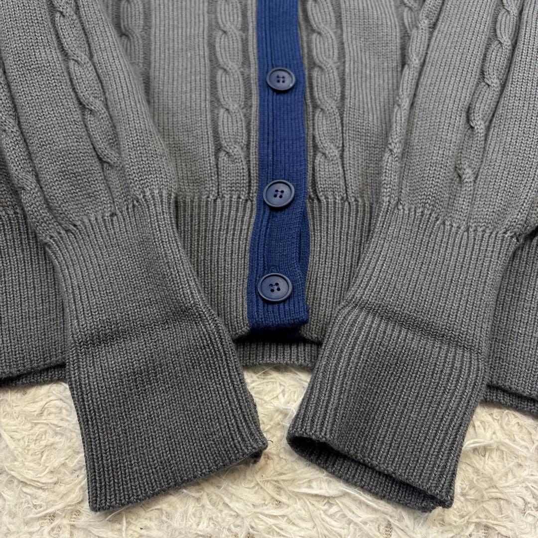 タグ付き☆希少【ジバンシー　プレイ】ロゴ刺繍ワッペン　ウール　バイカラー　L