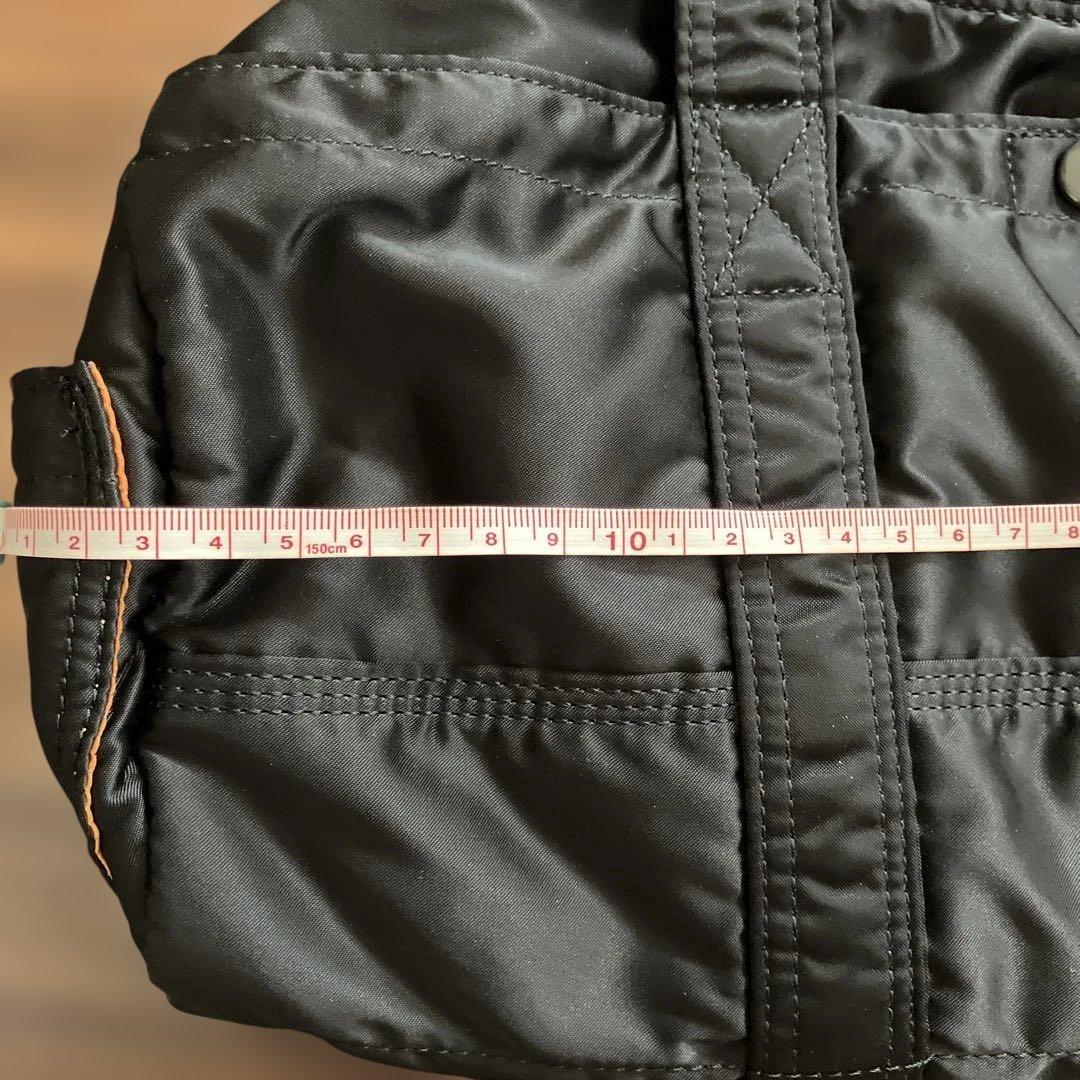 PORTER ブラックドラムバッグ