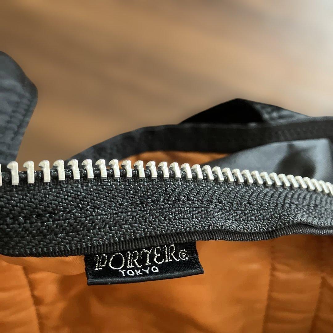 PORTER ブラックドラムバッグ