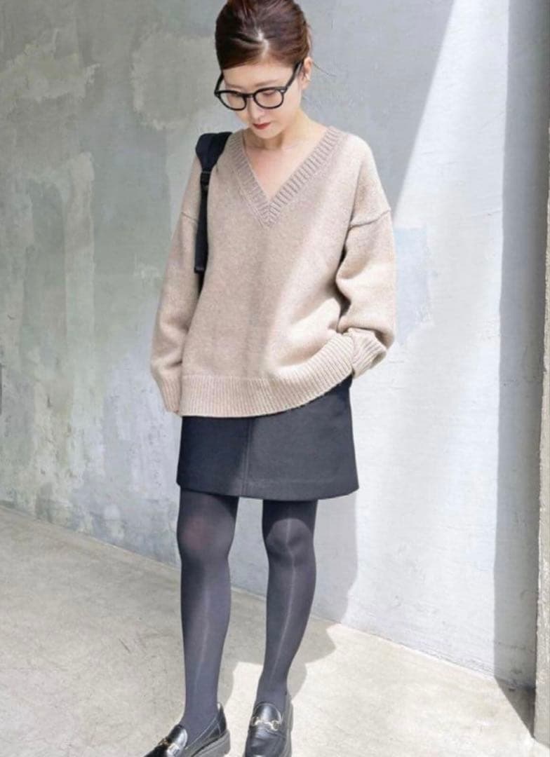 【紗耶香 】SPICK&SPAN メルトンAラインミニスカート