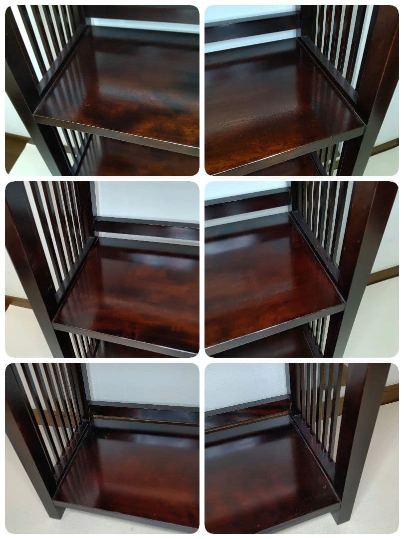 希少 HOKKAIDOU 北海道民芸 本棚 書棚 飾棚 オープン シェルフ