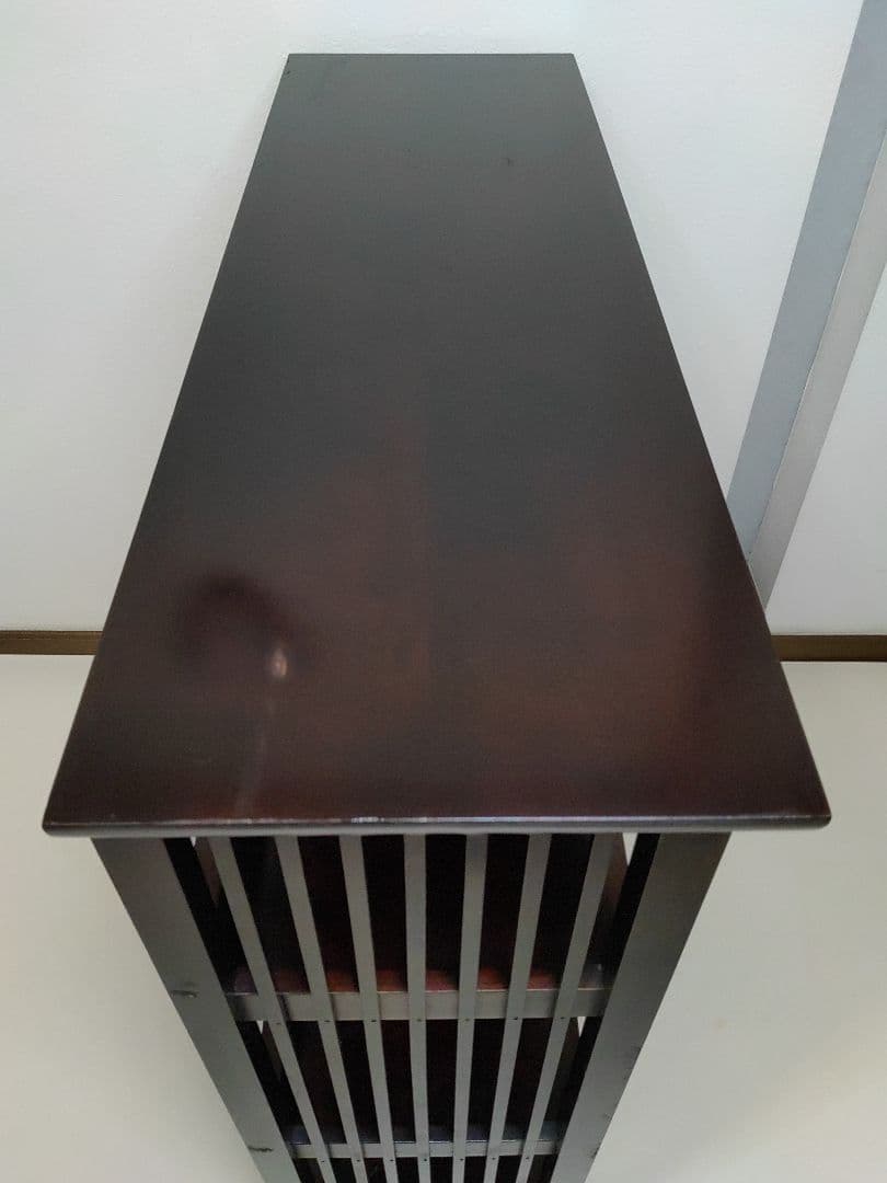 希少 HOKKAIDOU 北海道民芸 本棚 書棚 飾棚 オープン シェルフ