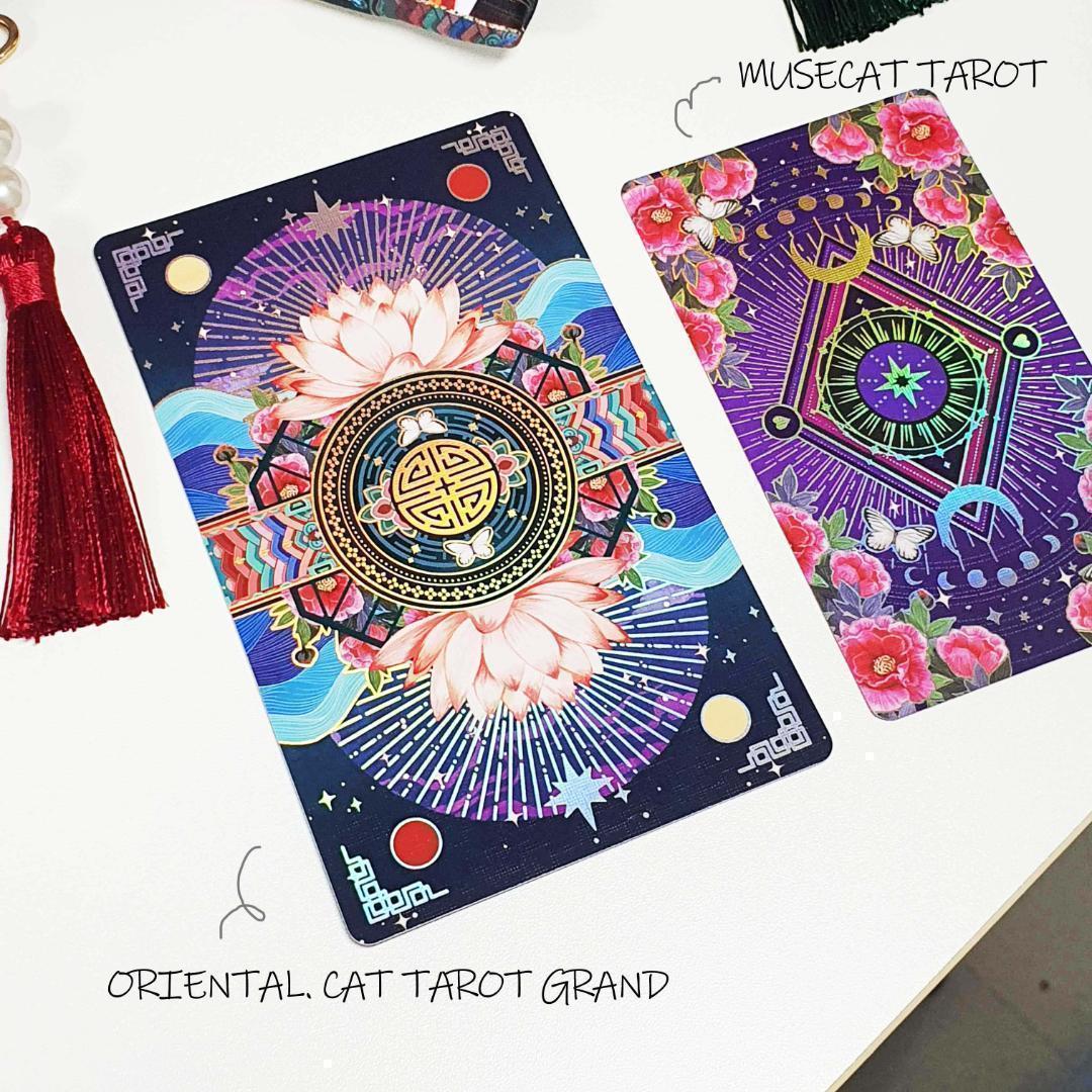 【正規品】韓国インディーズデッキ✨芸術的なオリエンタル猫のタロットカード