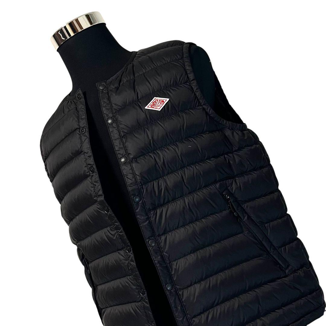 【極美品✨️】【42】DANTON インナーダウンベスト メンズ