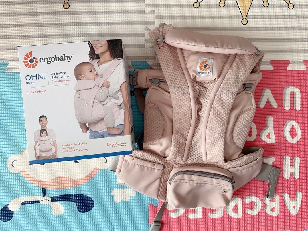 ergobaby OMNI breeze 360 抱っこ紐 ピンク