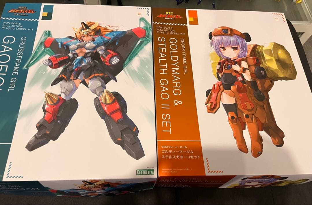 コトブキヤ　クロスフレーム・ガール　ガオファイガー　ゴルディーマーグ　未組立品
