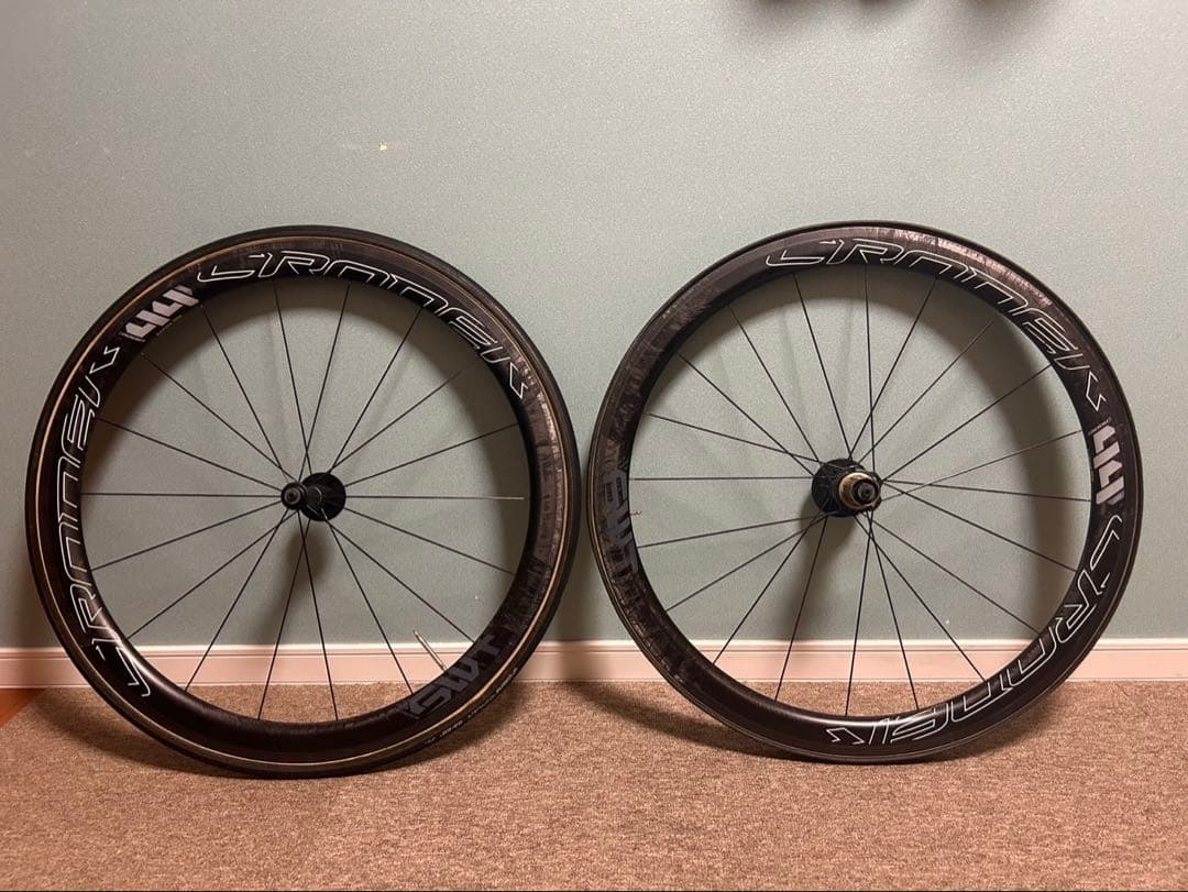 【お値下げ！】CRODER チューブラーホイール ブラックリム