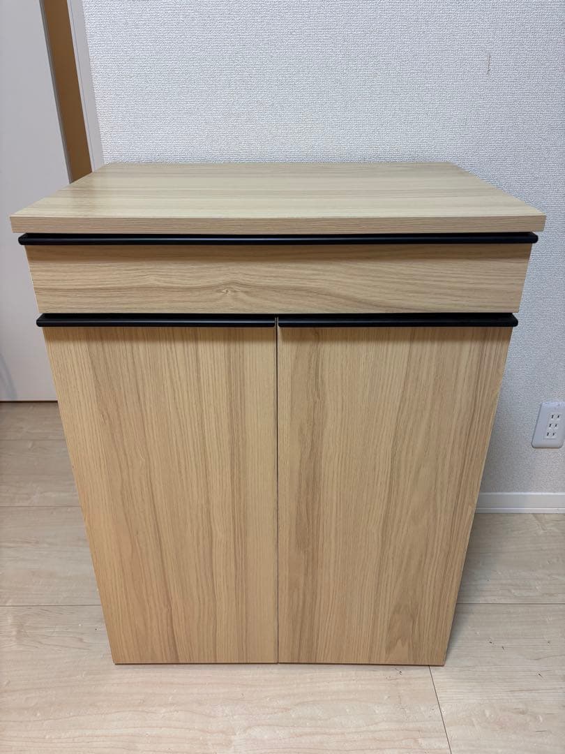 【10/31まで】ドロワーダストボックス （ノット） 分別タイプ　ナチュラル