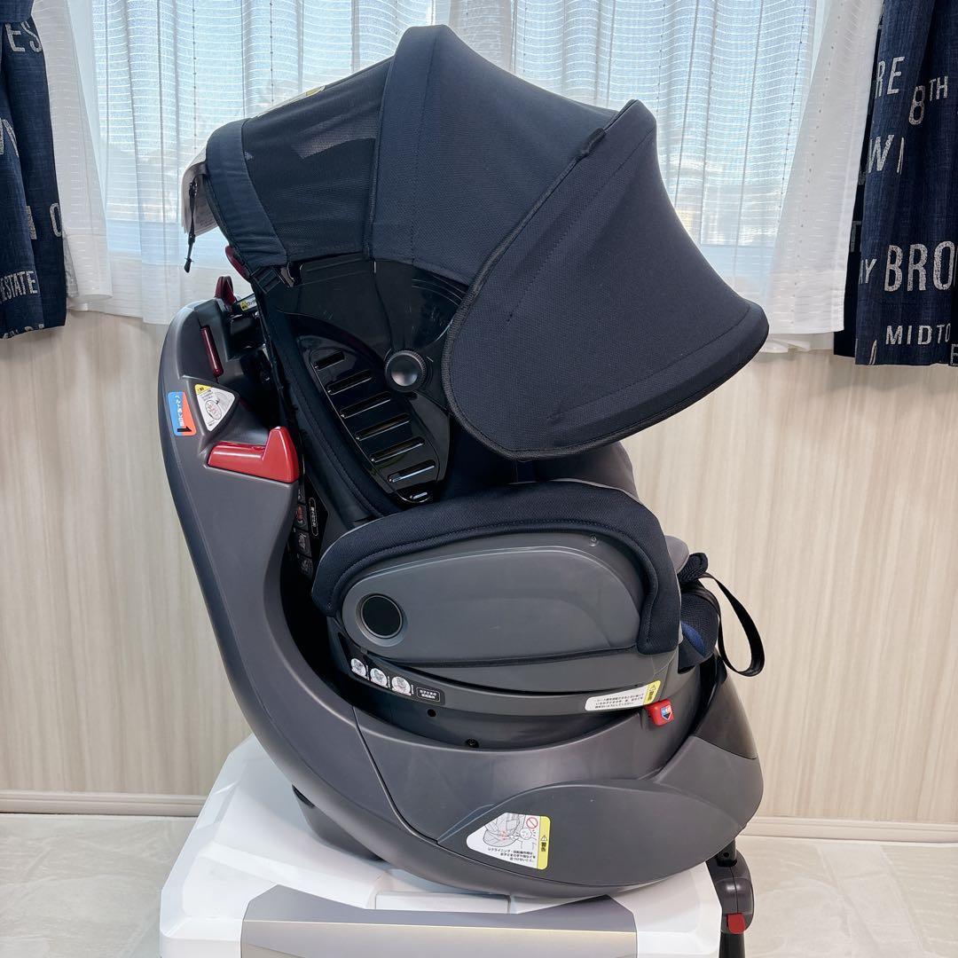 【未使用級】アップリカ☆ディアターンプラスプレミアム 回転式 シートベルト固定式