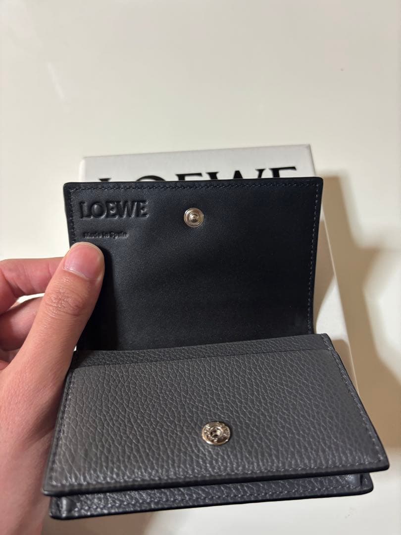 ロエベ　名刺入れ　カードケース　緑　グリーン カードケース